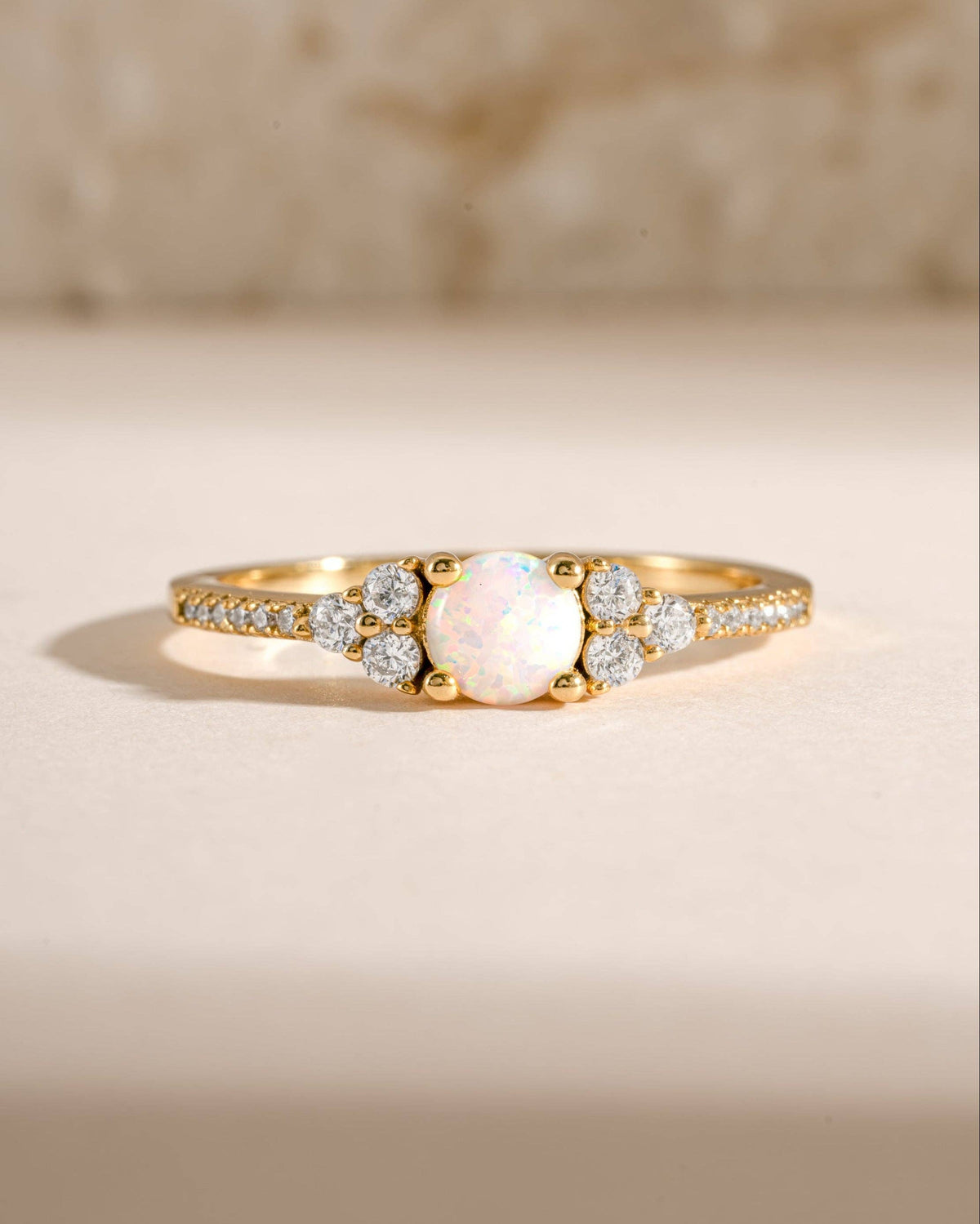 Dainty Opal Ring