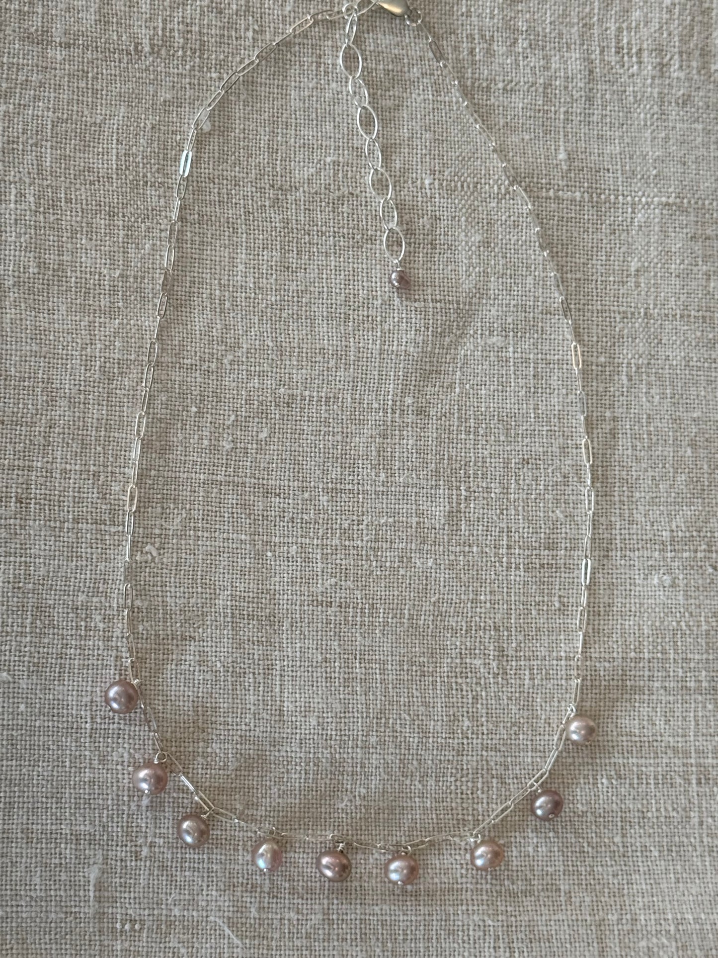 Moonblush Pearl Necklace
