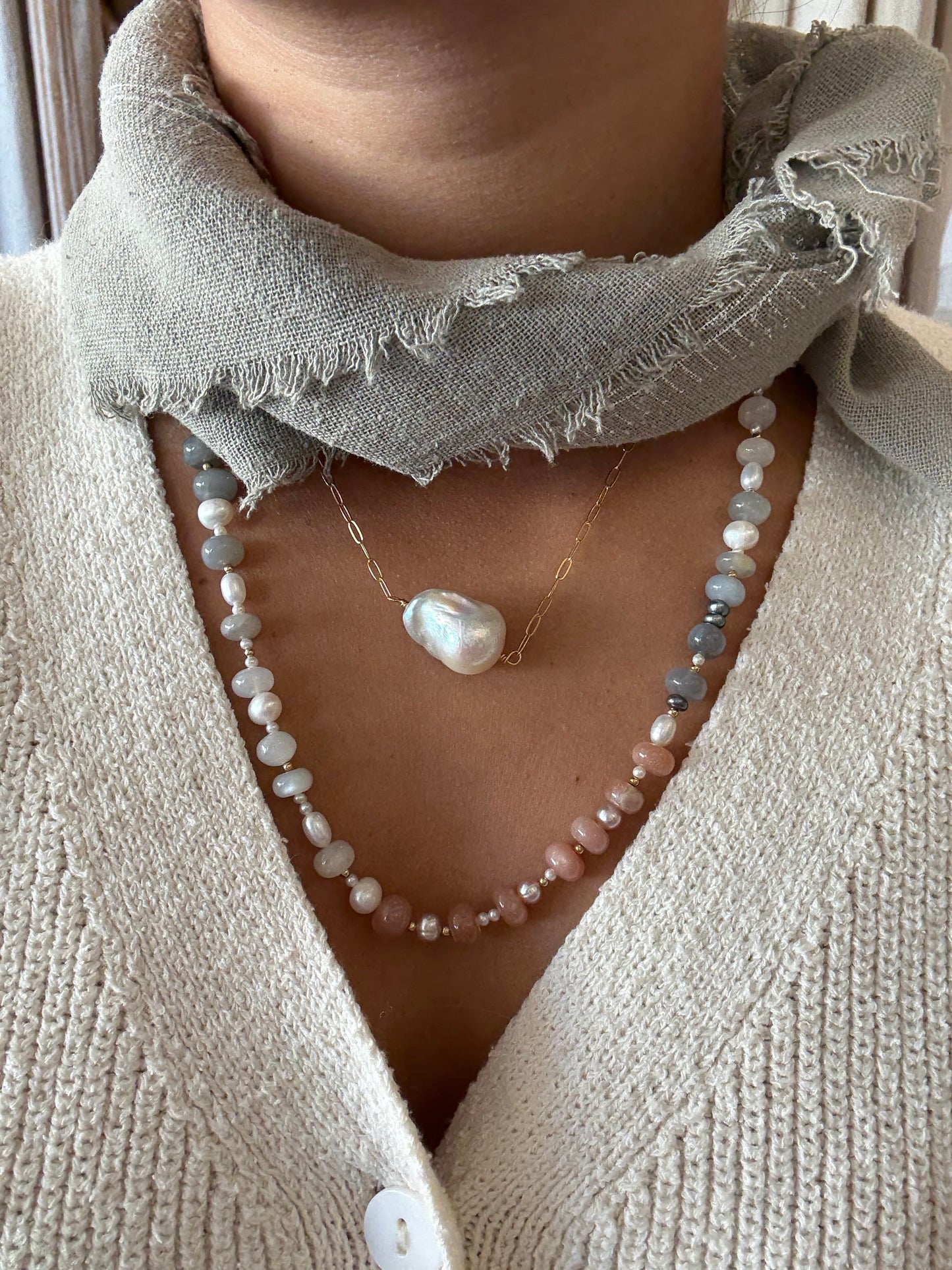 Baroque Pearl Necklace