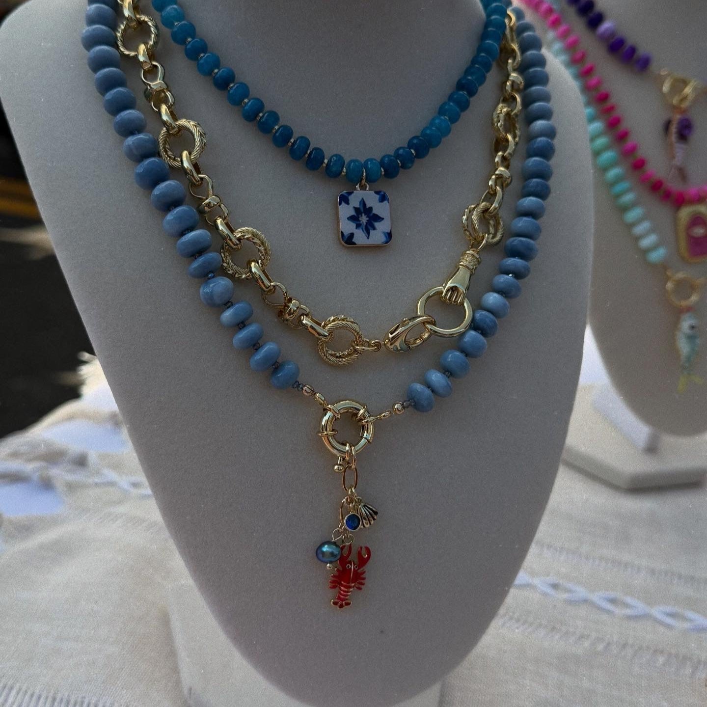 Azujelo Tile Necklace