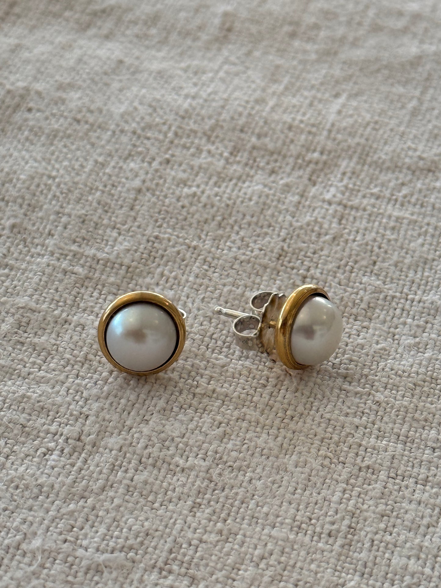 Pearl Stud Earrings