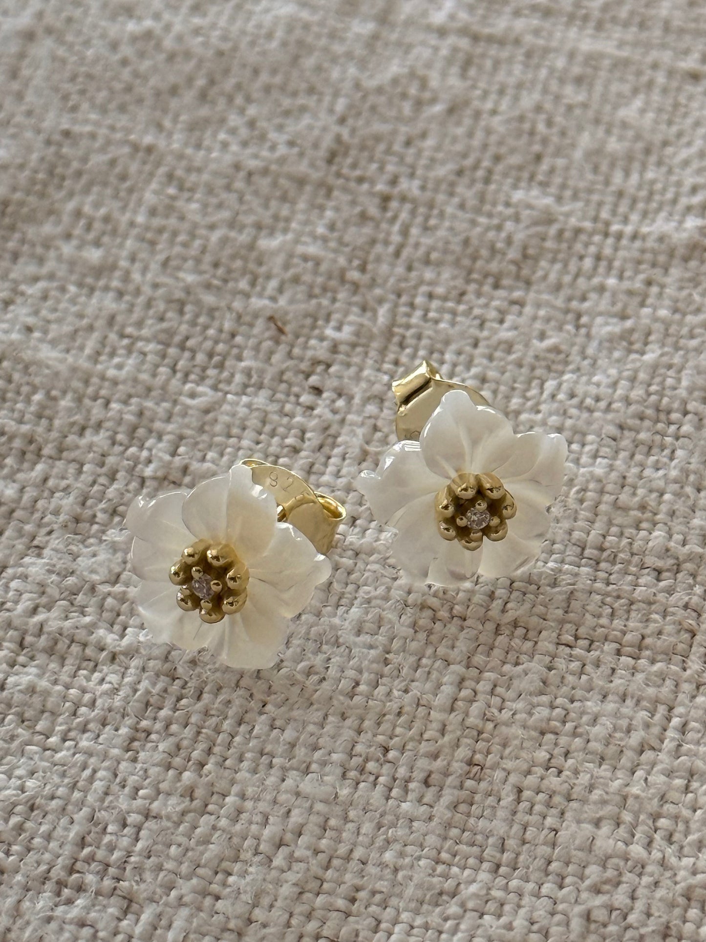 Camellia Flower Studs