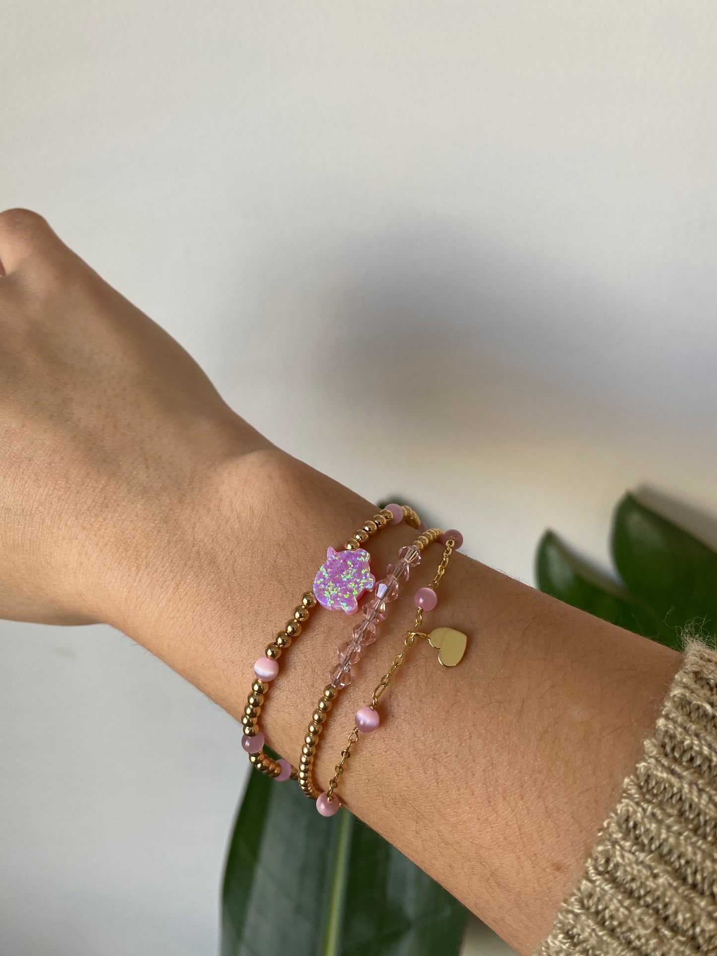 Pink Piggy Bracelet