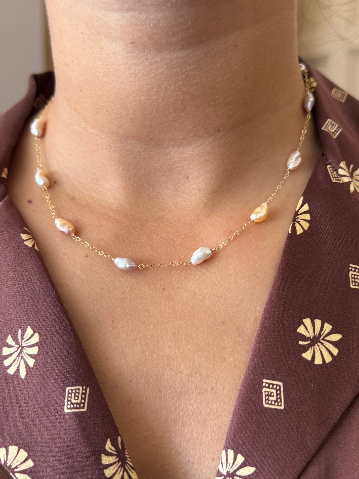 Harmony Keishi Pearl Necklace
