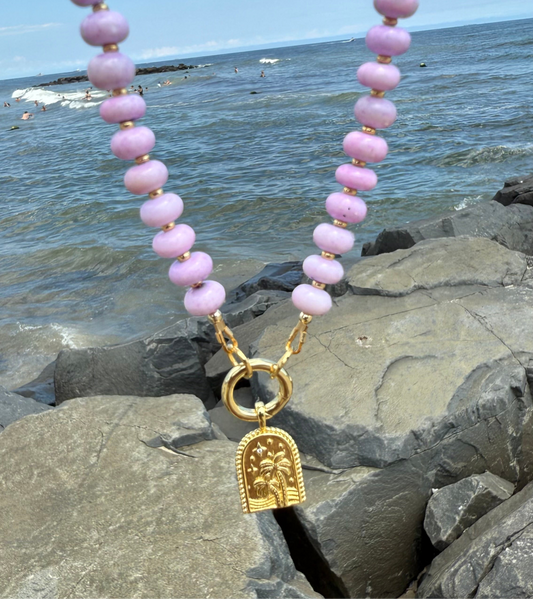 Lavender Sands Beaded Necklace