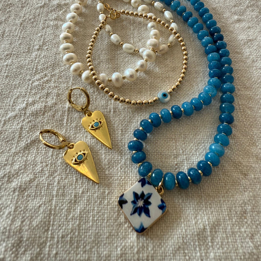 Azujelo Tile Necklace