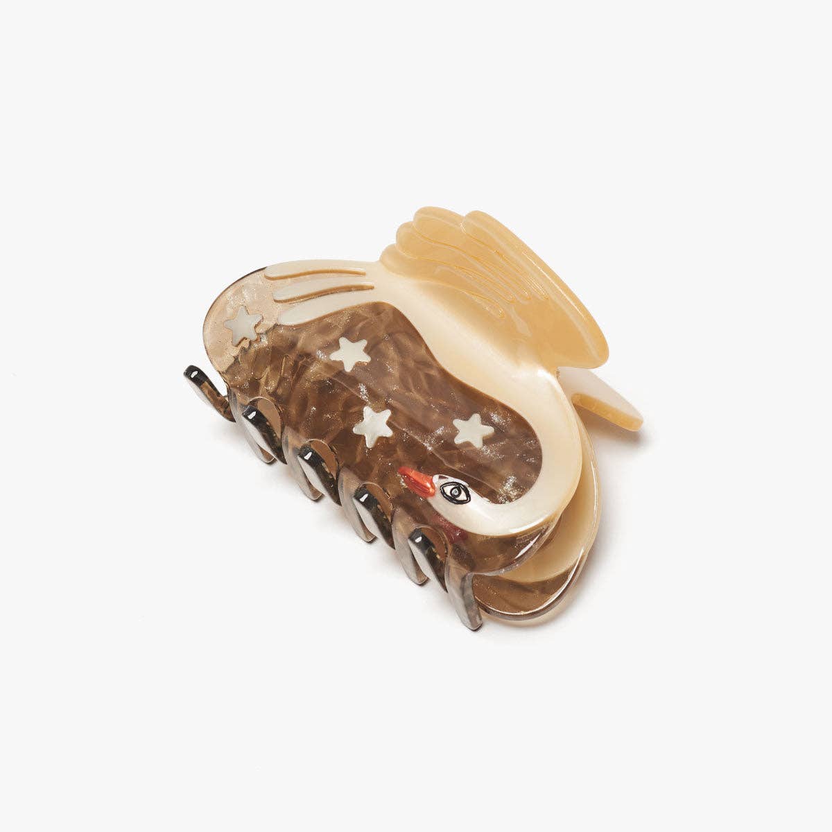 Swan & Stars Hair Clip
