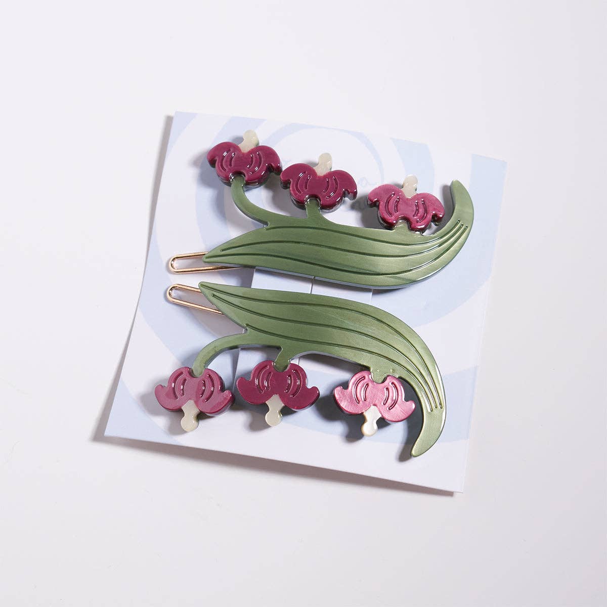 Bleeding Heart Hair Barrette