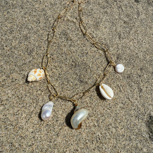 Seashell Charm Necklace