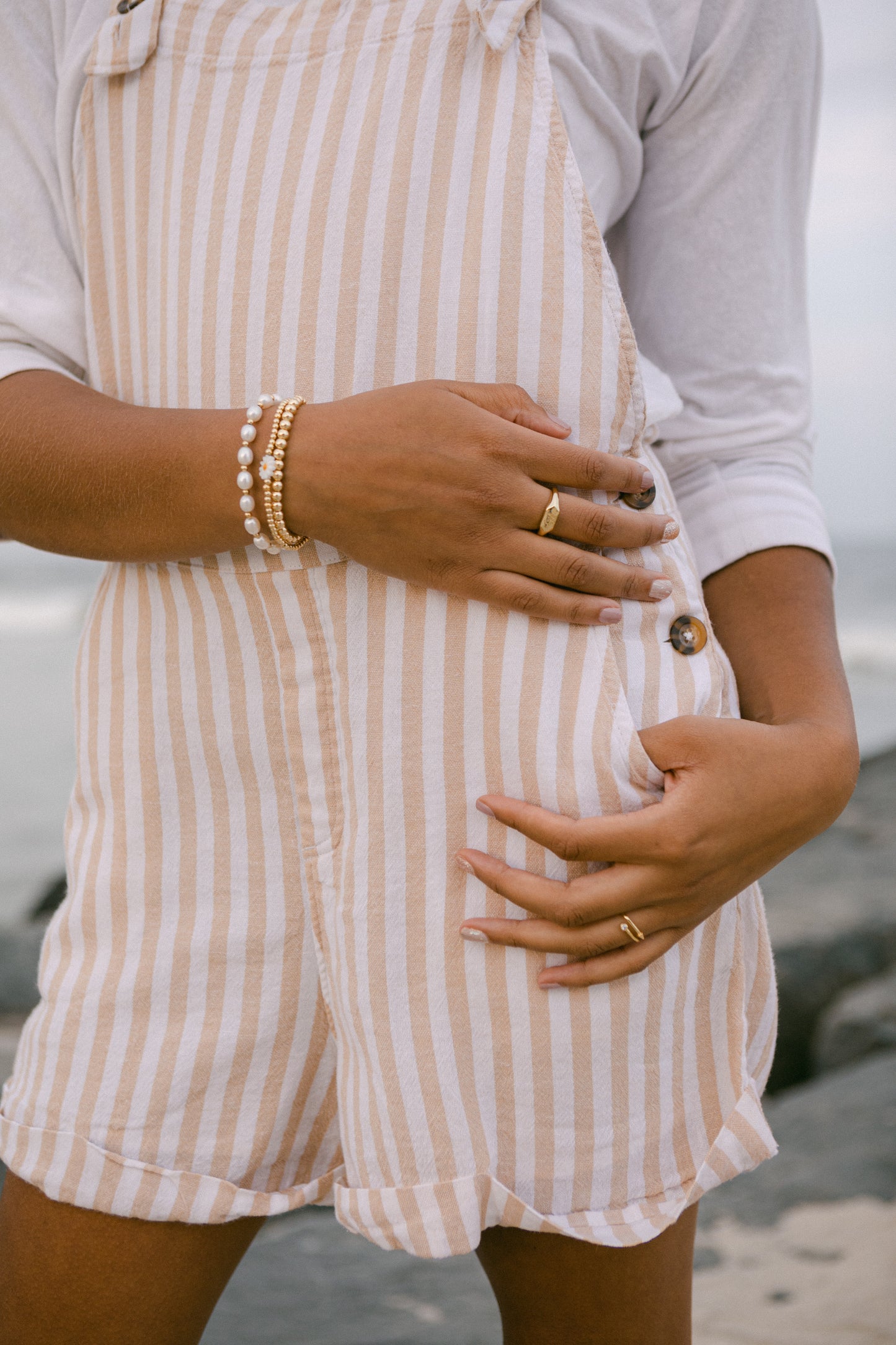 Beaded Pearl Bracelet