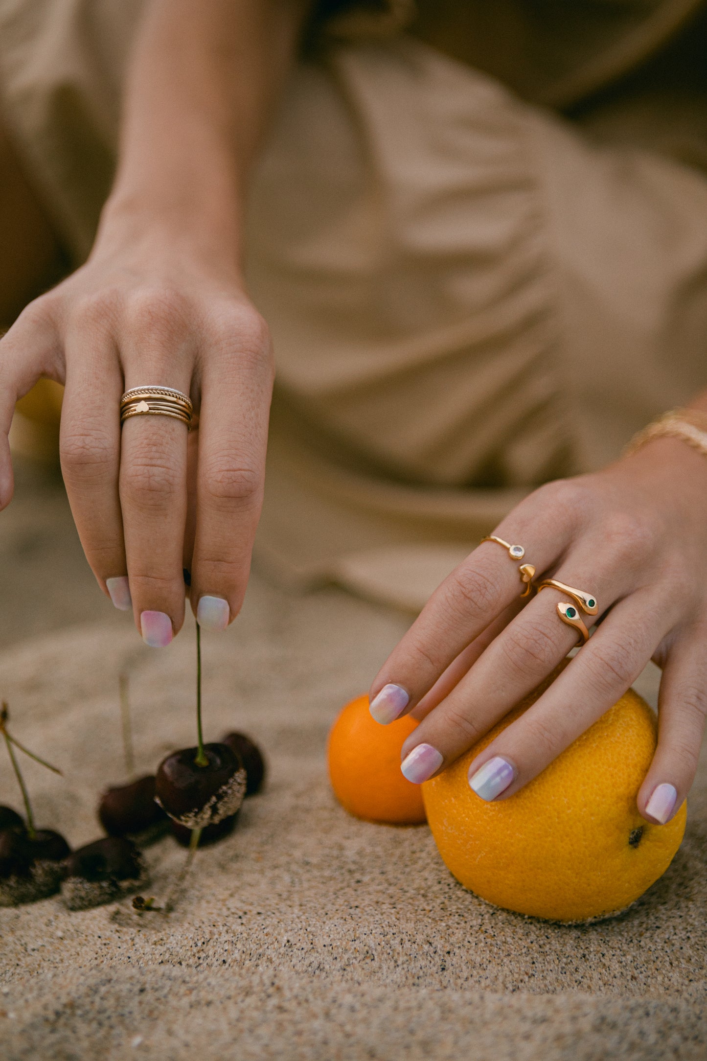 Green Snake Ring