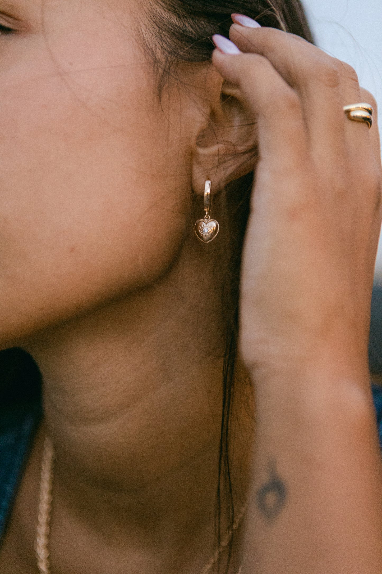 Puffy Heart Earrings