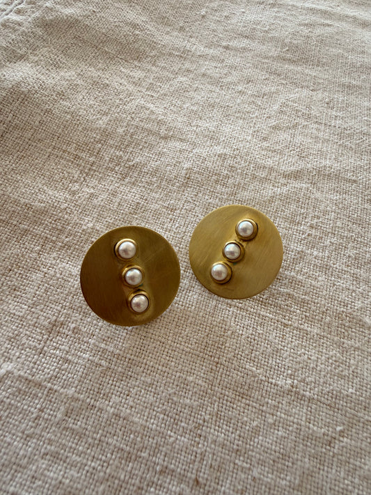 Pearl Orbit Earrings