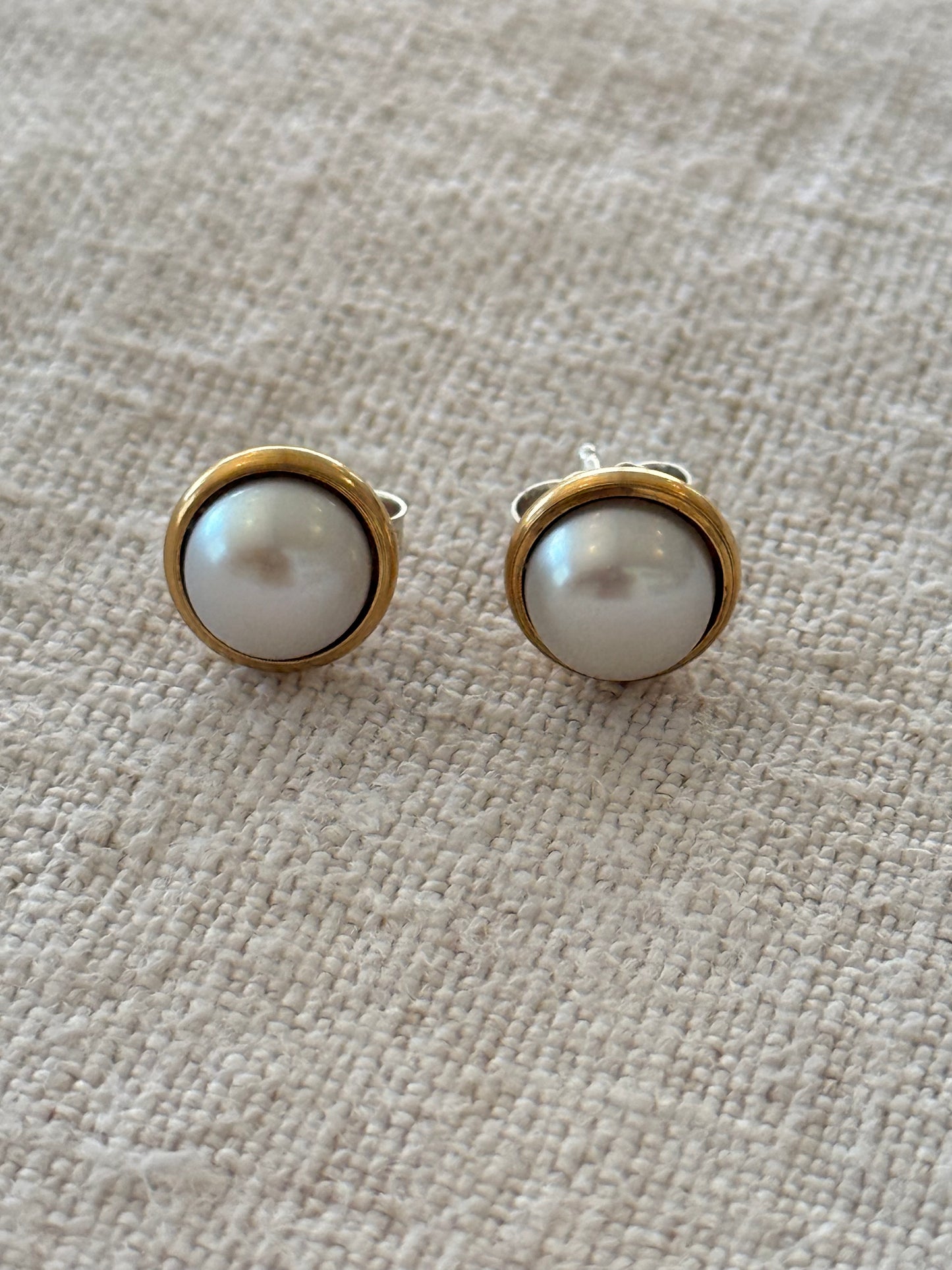 Pearl Stud Earrings