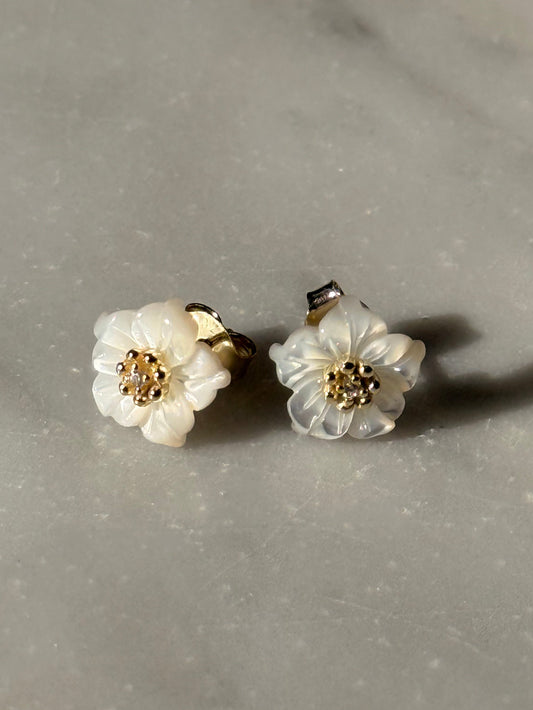 Camellia Flower Studs