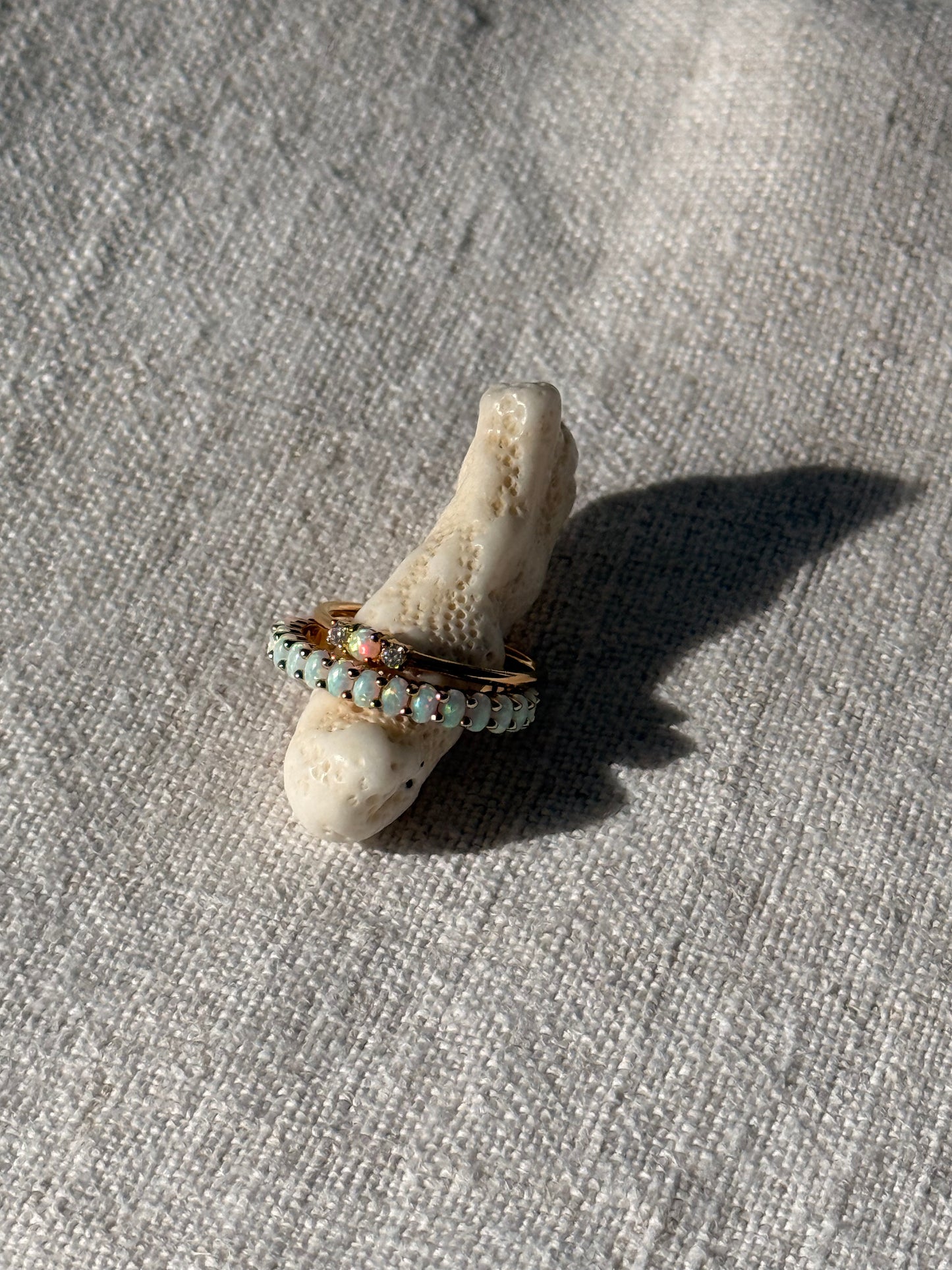 Opal Eternity Ring