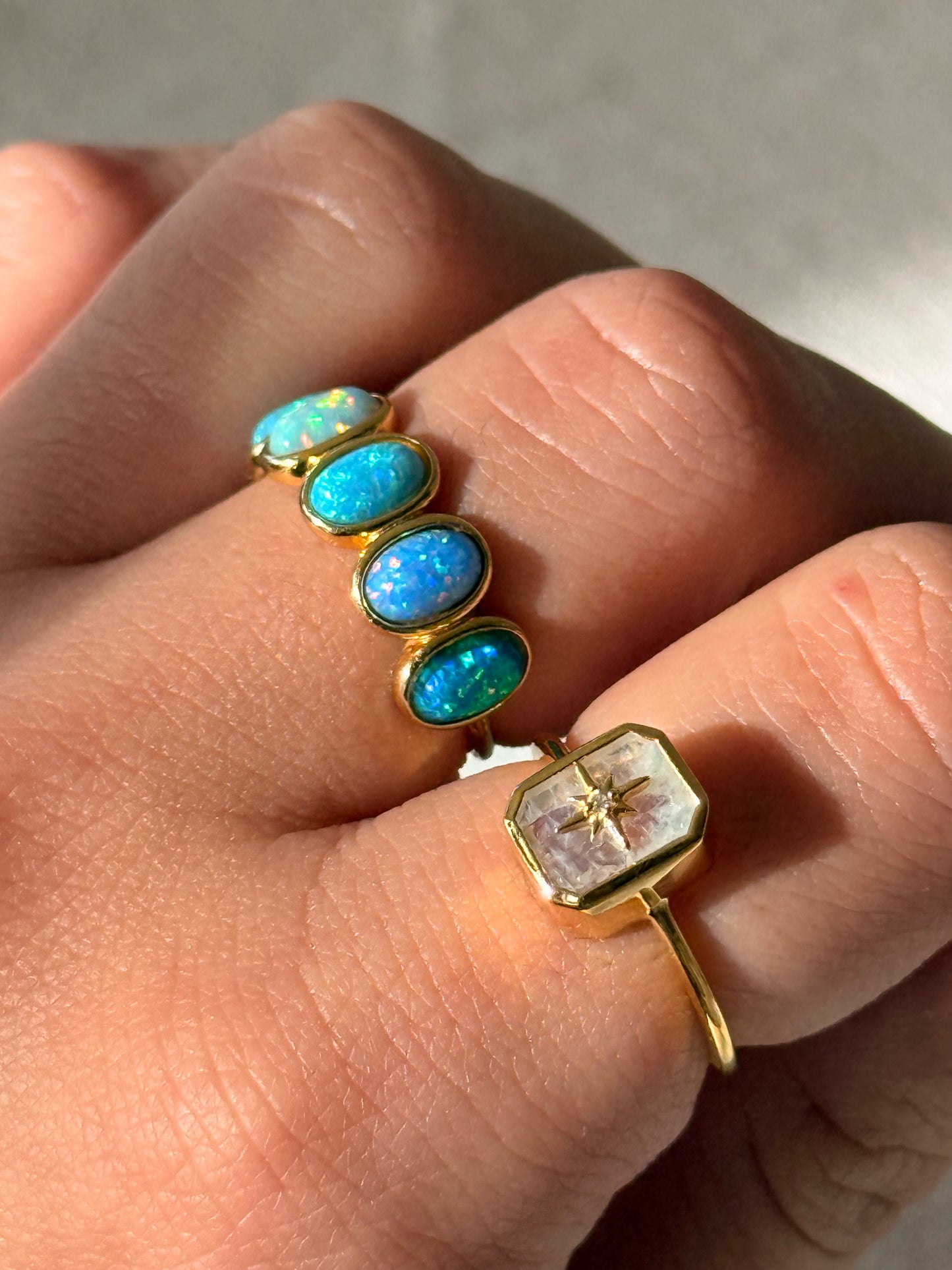 Ombre Opal Ring