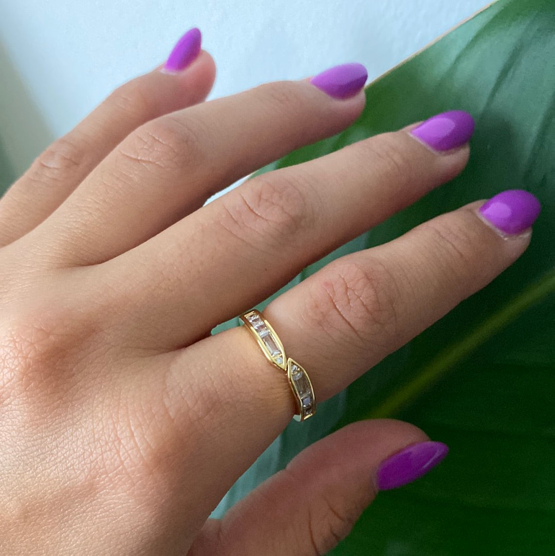 Open CZ Ring