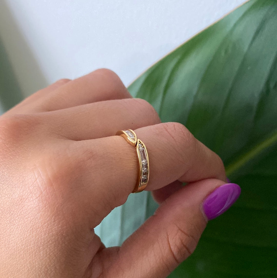 Open CZ Ring